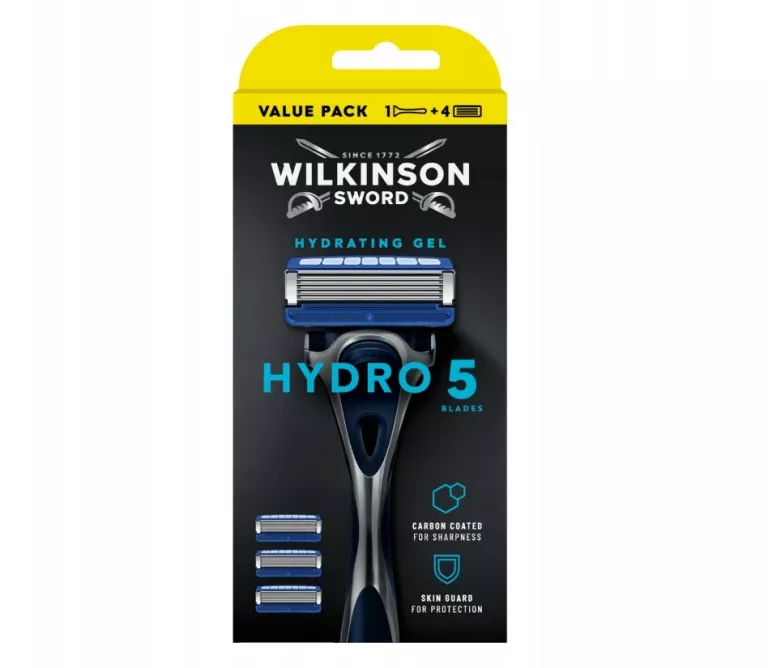 MASZYNKA WILKINSON HYDRO 5 SKIN PROTECTION REGULAR + 4X WKŁADY REGULAR