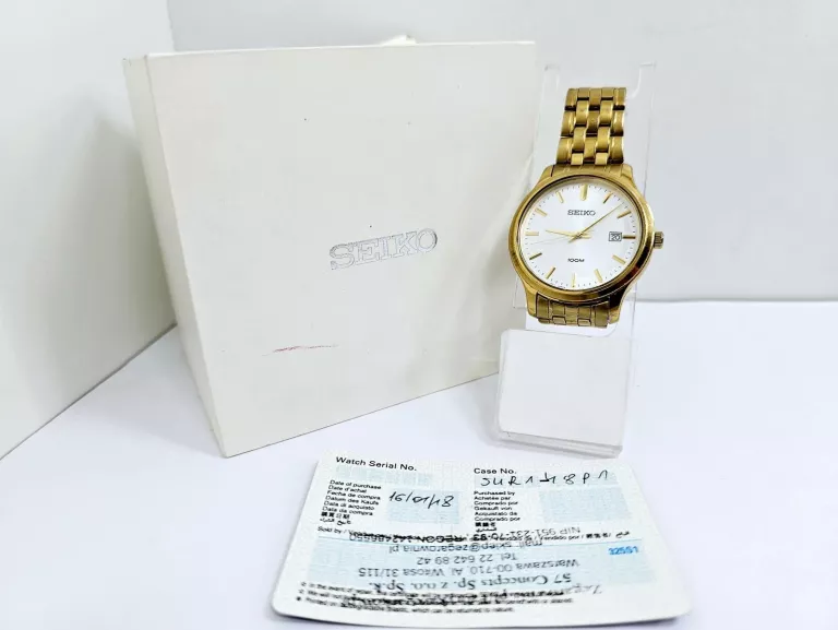 ZEGAREK MĘSKI SEIKO 6N42-00F0 #KOMPLET