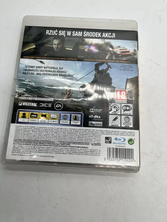 GRA PS3 BATTLEFIELD HARDLINE PL