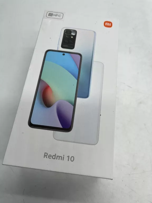 TELEFON REDMI 10 64/4GB Z PĘKNIĘTĄ OSŁONĄ APARATÓW