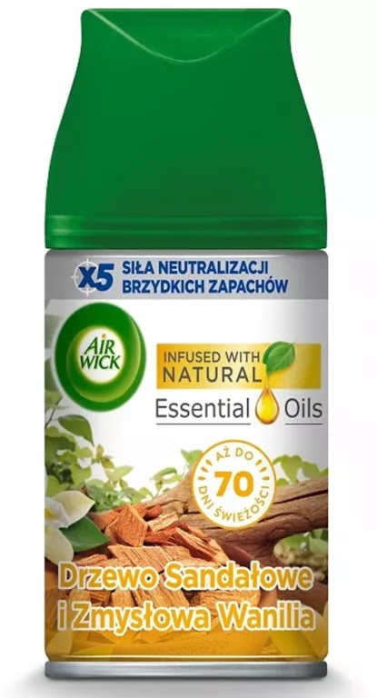WKŁAD DO ODŚWIEŻACZA AIR WICK DRZEWO SANDAŁOWE I WANILIA