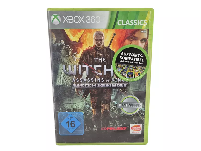 GRA XBOX 360 WIEDŹMIN 2 ZABÓJCY KRÓLÓW NIEMIECKA WERSJA JĘZYKOWA
