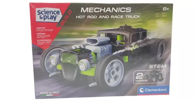SAMOCHÓD SKŁADANY HOT ROD AND RACE TRUCK MECHANICS SCIENE&PLAY