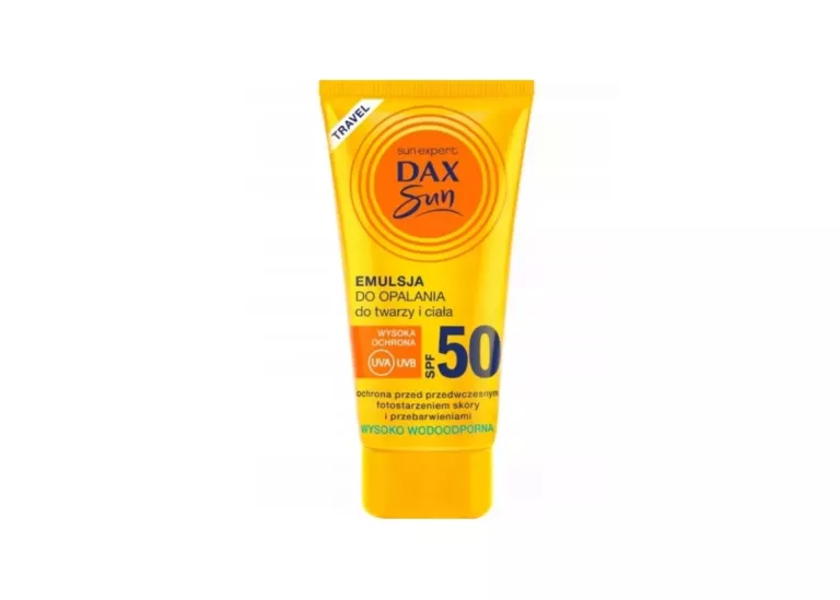 DAX SUN TRAVEL EMULSJA KREM DO OPALANIA SPF50 50ML