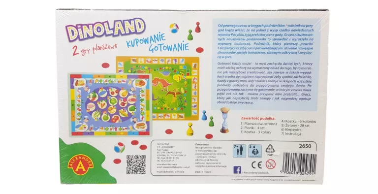 KUPOWANIE GOTOWANIE DINOLAND 2 GRY ALEXANDER