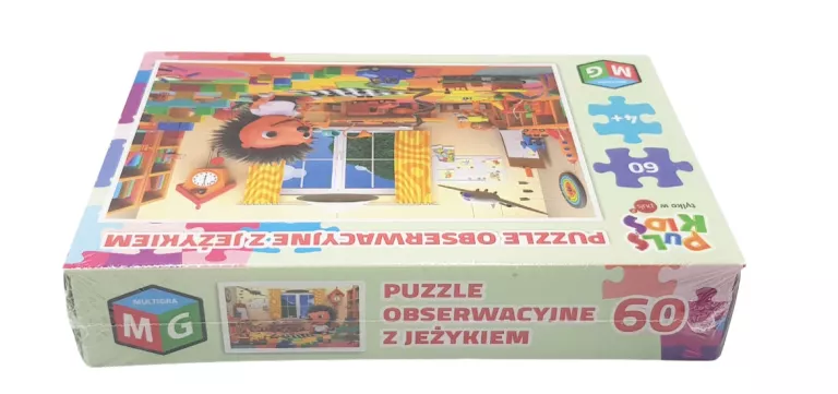 PUZZLE Z JEŻYKIEM 60 EL. 4+