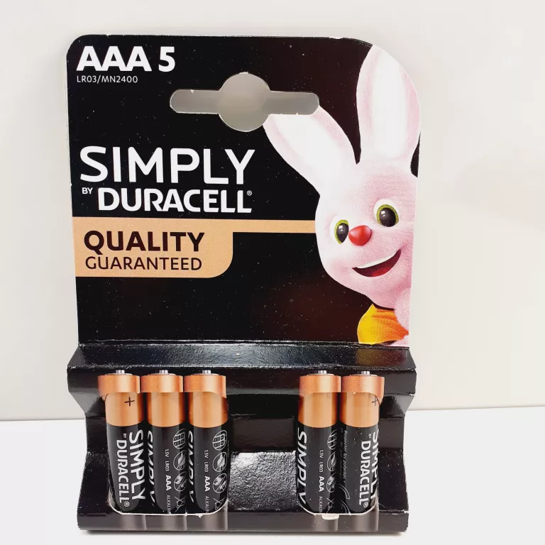 BATERIA DURACELL SIMPLY AAA LR03 5 SZTUK #IGŁA