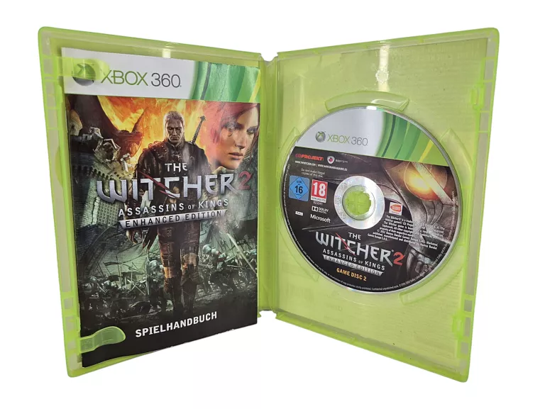 GRA XBOX 360 WIEDŹMIN 2 ZABÓJCY KRÓLÓW NIEMIECKA WERSJA JĘZYKOWA