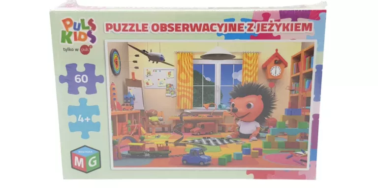 PUZZLE Z JEŻYKIEM 60 EL. 4+