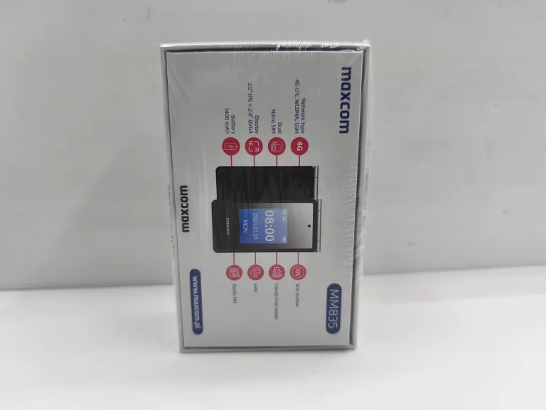 TELEFON MAXCOM MM 835 ZAPLOMBOWANY