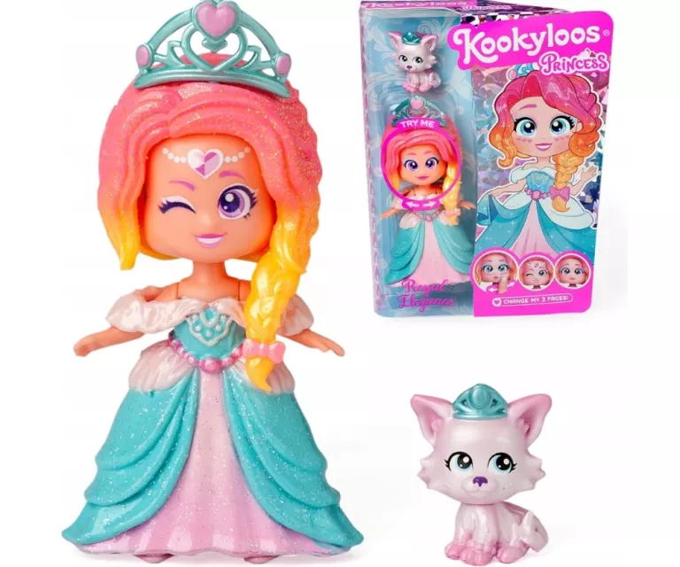 KOOKYLOOS SERIA 8 LALECZKA PRINCESS DOLL ROYAL ELEGANCE