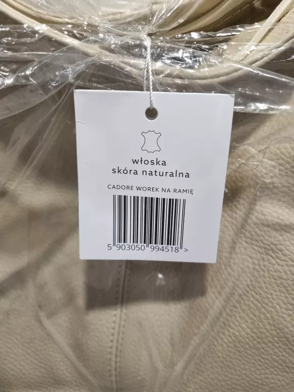 TOREBKA CHOLEWIŃSKI KREMOWA DUŻA
