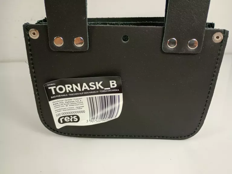 TORBA DEKARSKA KIESZEŃ NA GWOŹDZIE TORNASK CZARNA