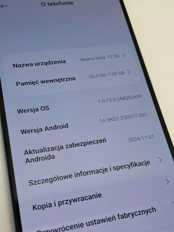 TELEFON XIAOMI REDMI NOTE 12 5G 128GB