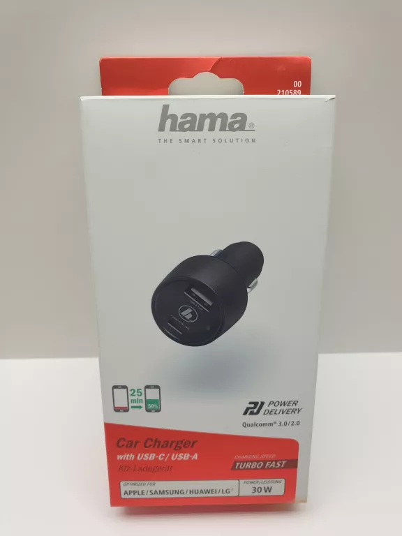 ŁADOWARKA SAMOCHODOWA HAMA 30W