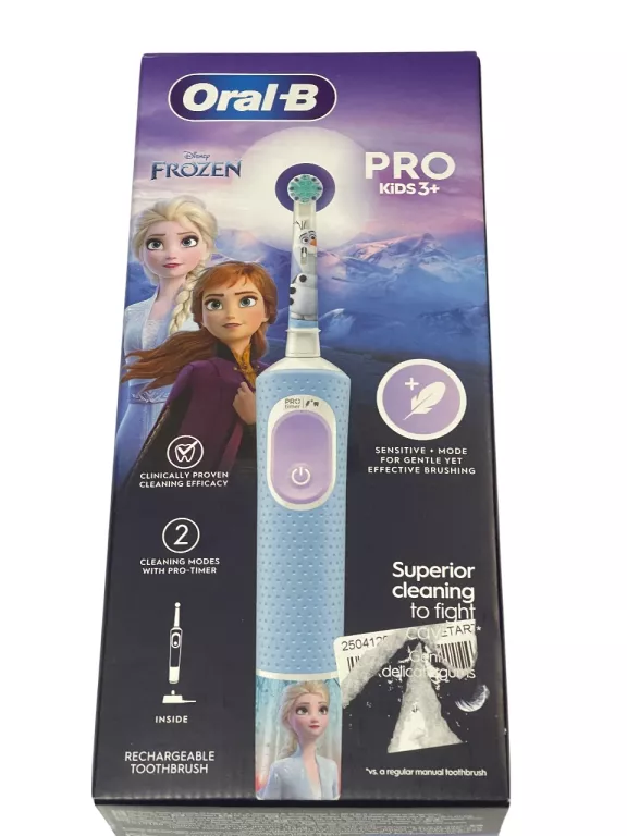 SZCZOTECZKA ELEKTRYCZNA DO ZĘBÓW DLA DZIECI ORAL-B PRO KIDS FROZEN