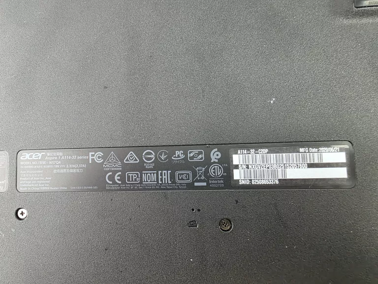 LAPTOP LAPTOP ACER A114 N4020/4GB/128GB