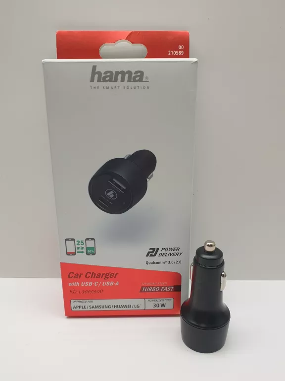 ŁADOWARKA SAMOCHODOWA HAMA 30W
