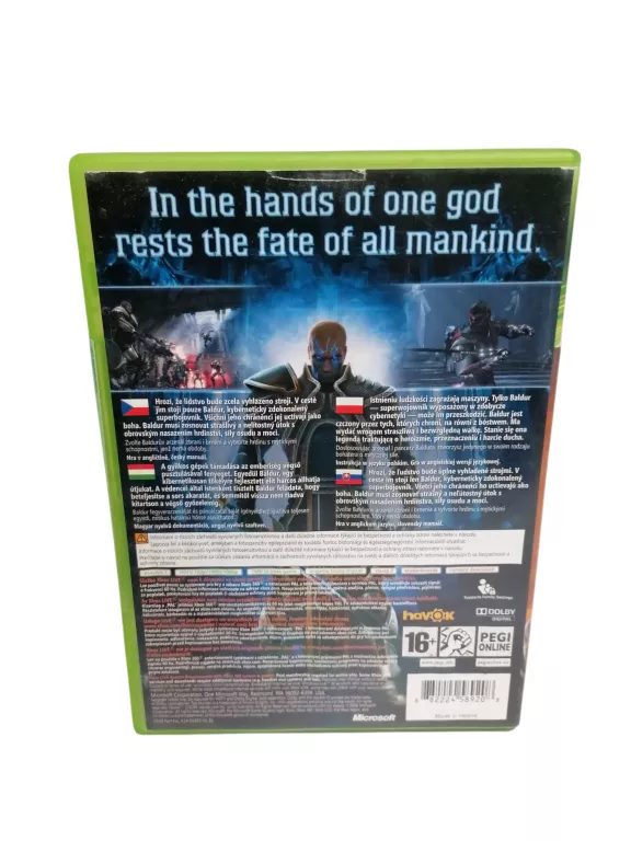 GRA TOO HUMAN XBOX 360