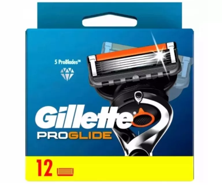 GILLETTE FUSION5 PROGLIDE OSTRZA WYMIENNE DO MASZYNKI, 12 SZTUK