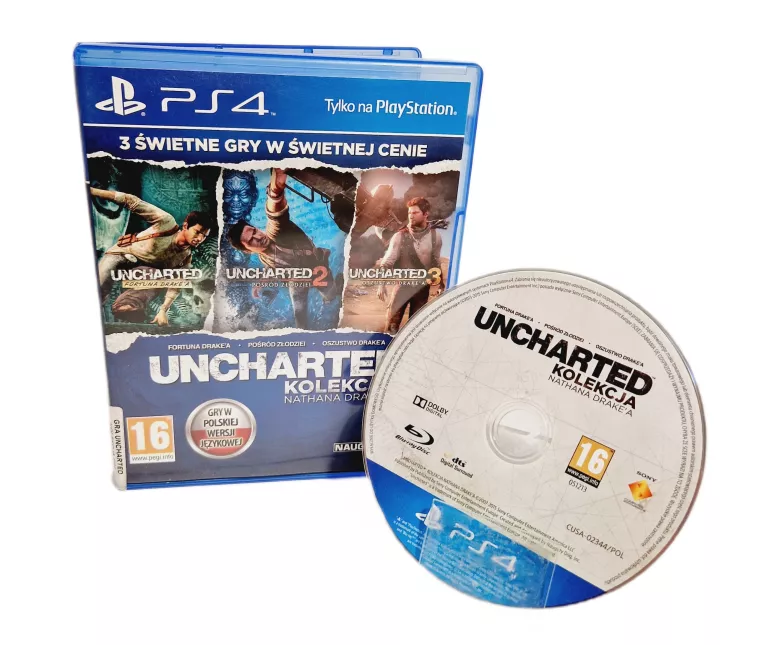 GRA UNCHARTED KOLEKCJA PS4