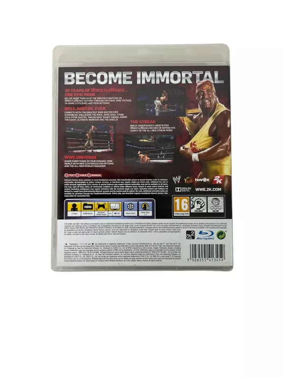 WWE 2K15 SONY PLAYSTATION 3 (PS3)