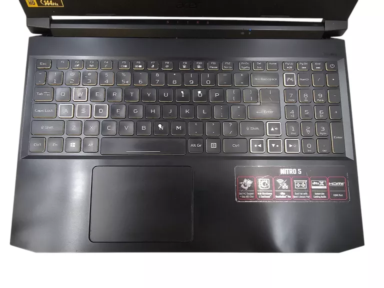 ACER NITRO 5 15.6" IPS 144HZ I5-11400H 16GB RAM 512GB SSD RTX 3060 WIN11