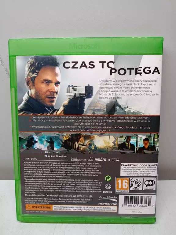 GRA XBOX ONE QUANTUM BREAK
