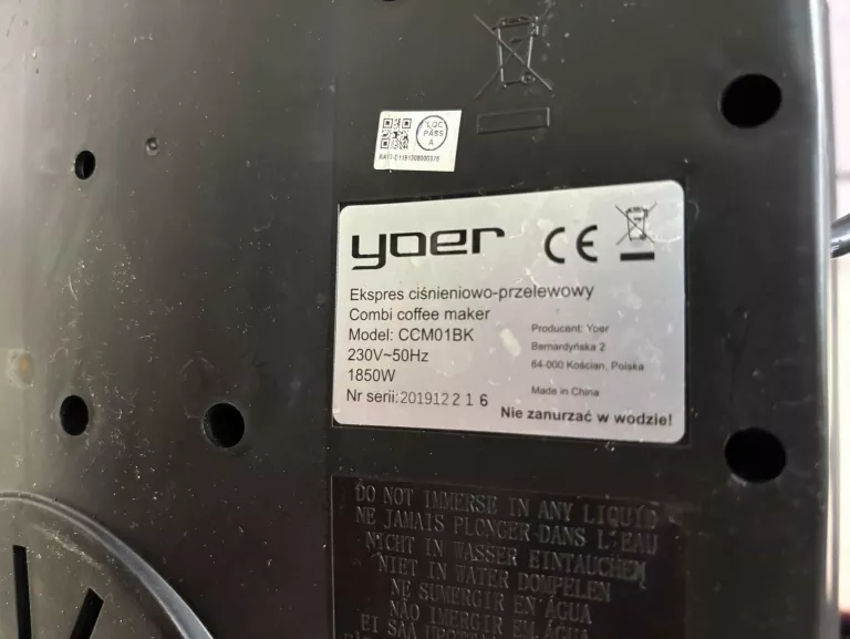 EKSPRES PRZELEWOWY YOER CCM01BK