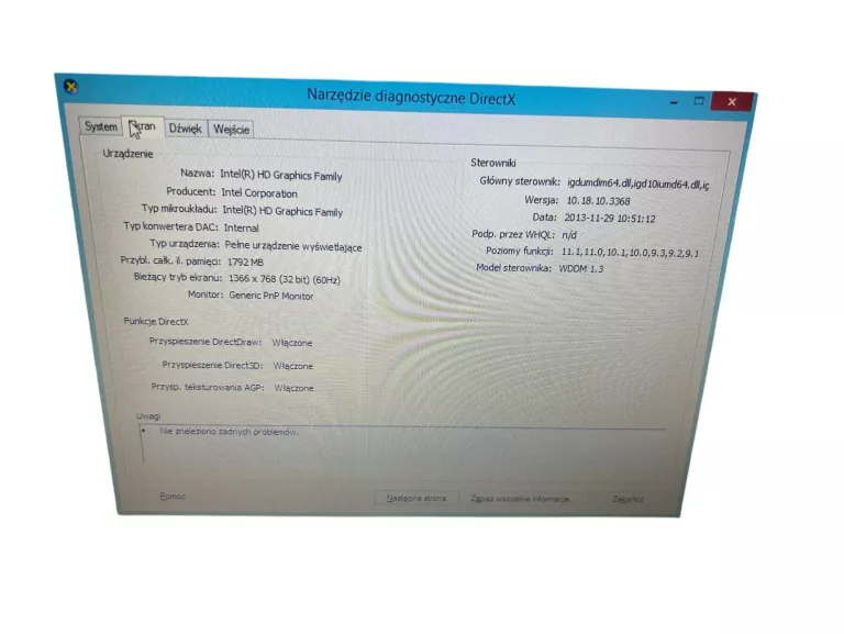 LAPTOP HP 250 G3 I3 4GB RAM 500GB HDD 15,6" WIN 8.1 64-BIT SPRAWNY