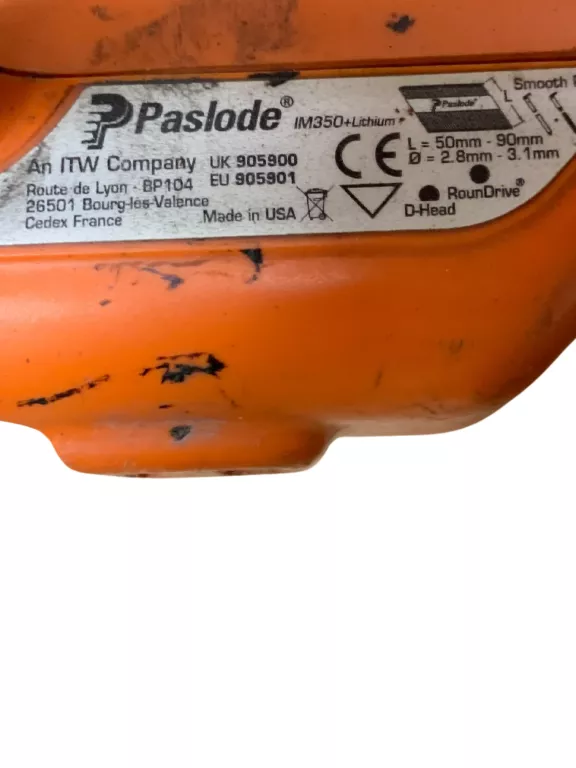 GWOŹDZIARKA GAZOWA PASLODE IM350+