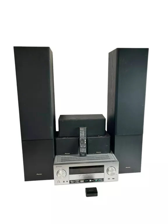 PIONEER VSX-521-K + PILOT + GŁOŚNIKI S-ES21CR-K | KINO DOMOWE