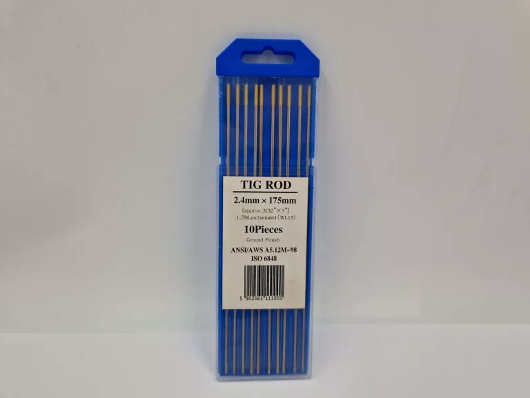 ELEKTRODY WOLFRAMOWE TIG ZŁOTE WL15 3,2X175MM | 10 SZT. UNIWERSALNE