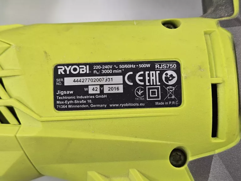 WYRZYNARKA RYOBI RJS750