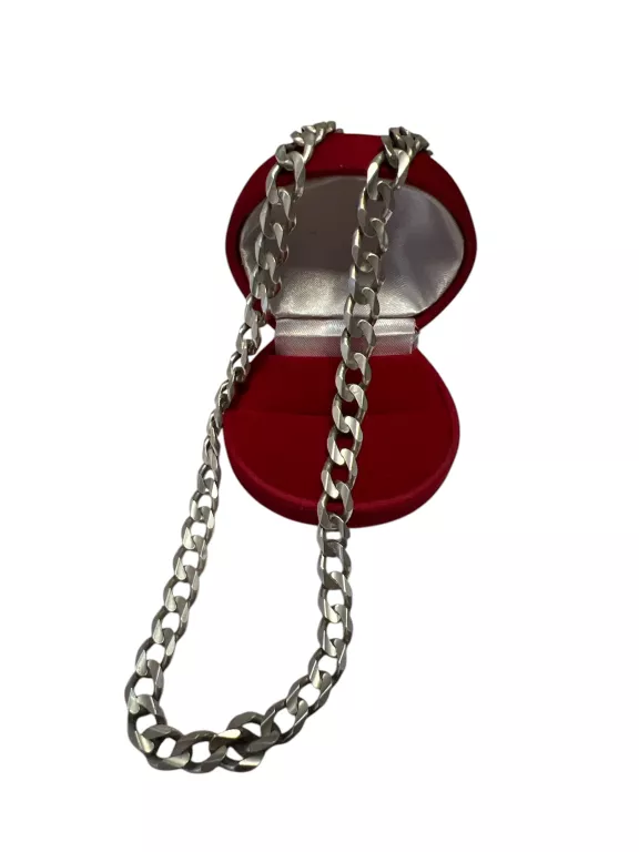SREBRNY ŁAŃCUCH PR.925 W.39,61G DŁ.51CM
