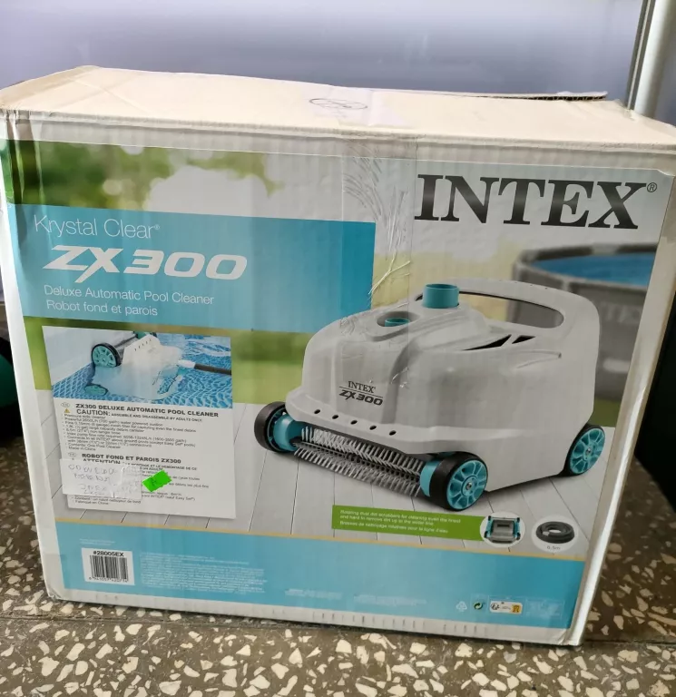 ODKURZACZ PÓŁAUTOMATYCZNY DO CZYSZCZENIA BASENÓW INTEX ZX300 !! OKAZJA !!