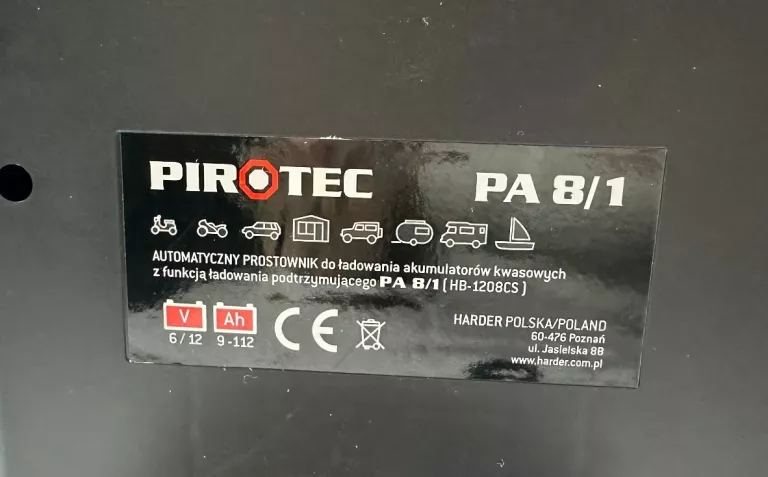 PROSTOWNIK PA 8/1 PIROTEC!