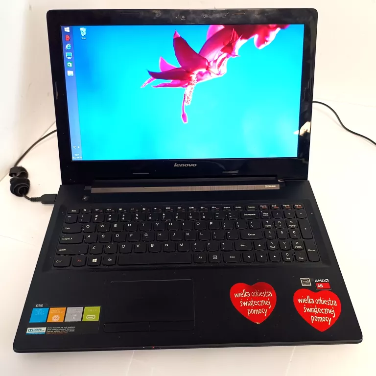 LAPTOP LENOVO G50-45 AMD A6 4GB W8 ZASILACZ