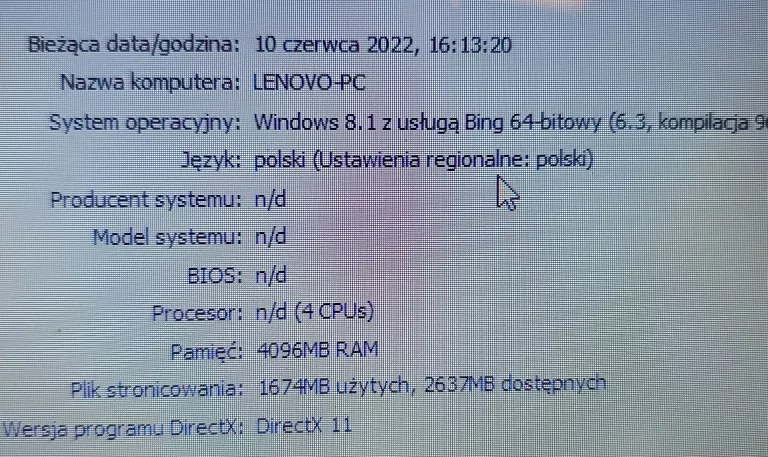 LAPTOP LENOVO G50-45 AMD A6 4GB W8 ZASILACZ