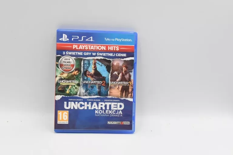 3 GRY UNCHARTED KOLEKCJA NATHANA DRAKE PS4