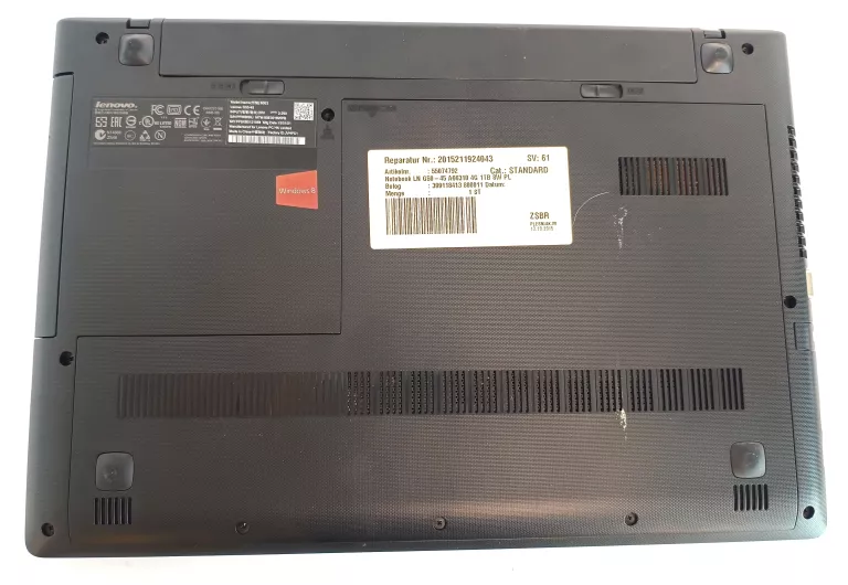 LAPTOP LENOVO G50-45 AMD A6 4GB W8 ZASILACZ