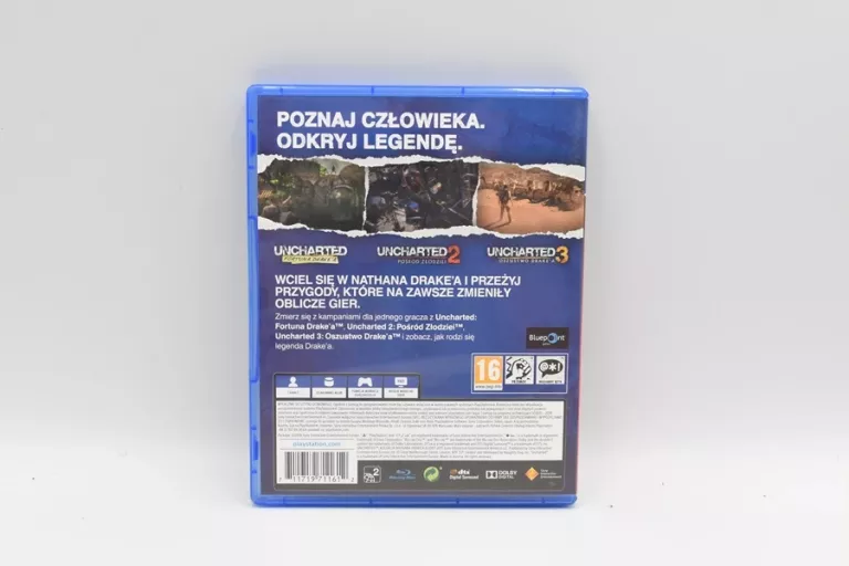 3 GRY UNCHARTED KOLEKCJA NATHANA DRAKE PS4