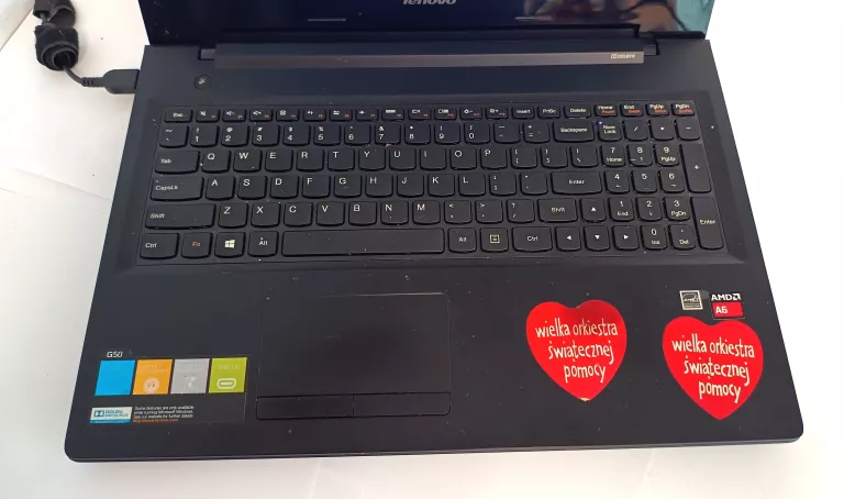 LAPTOP LENOVO G50-45 AMD A6 4GB W8 ZASILACZ