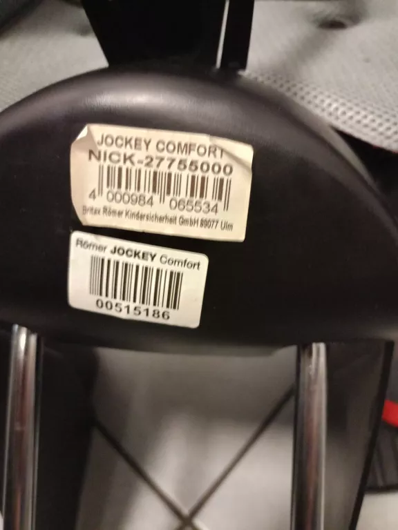 FOTELIK DLA DZIECKA ROMER JOCKEY COMFORT SZARO/CZERWONY