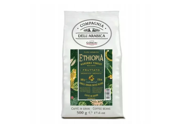 KAWA ZIARNISTA ARABICA CORSINI COMPAGNIA DELL' ARABICA ETHIOPIA 500 G