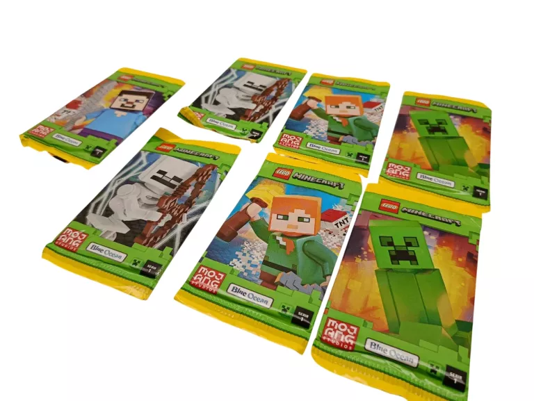 LEGO MINECRAFT ZESTAW 5 KART SERIA 1