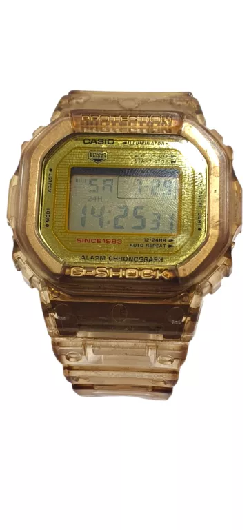 ZEGAREK G SHOCK ZŁOTY