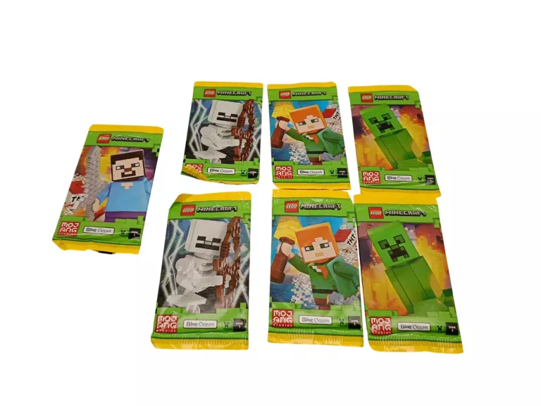 LEGO MINECRAFT ZESTAW 5 KART SERIA 1