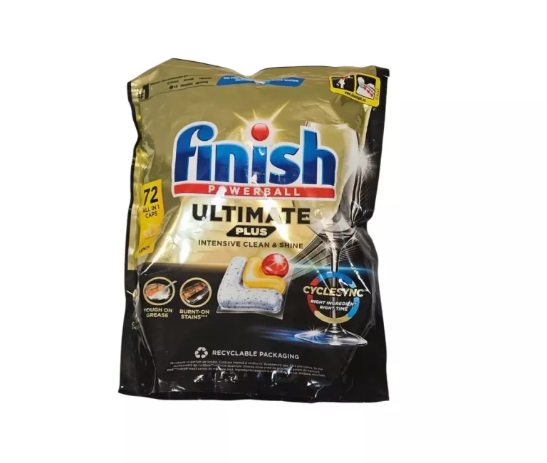 KAPSUŁKI DO ZMYWARKI FINISH ULTIMATE PLUS ALL IN ONE LEMON 72 SZT