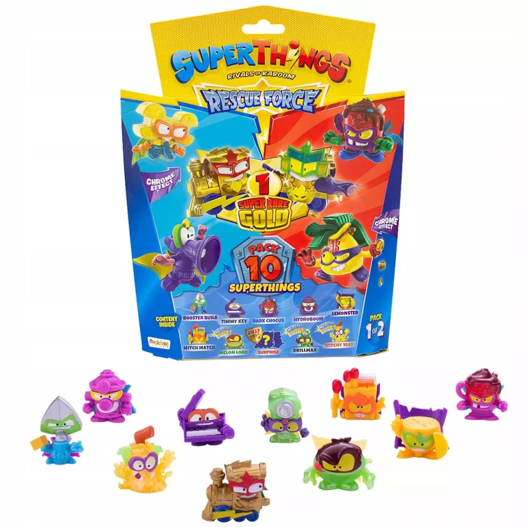 SUPER ZINGS THINGS RESCUE FORCE SERIA 10 PAK FIGUREK MAGIC BOX DUŻY ZESTAW